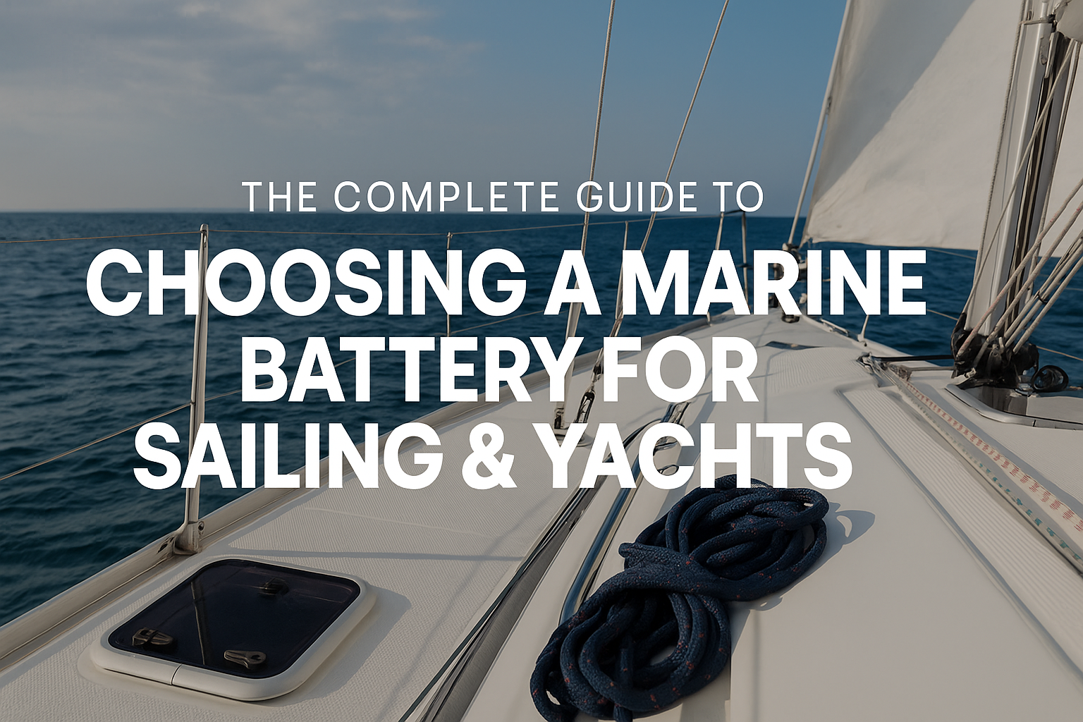 The Complete Guide to Choosing a Marine Battery for Sailing & Yachts