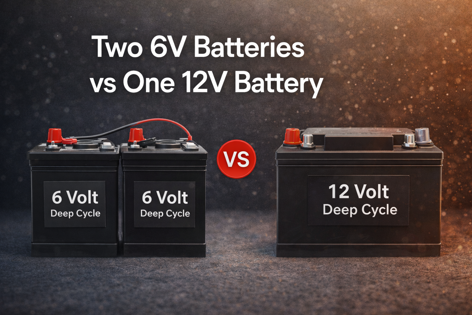 Two 6V Batteries vs One 12V Battery: Which Is Better for Your RV?