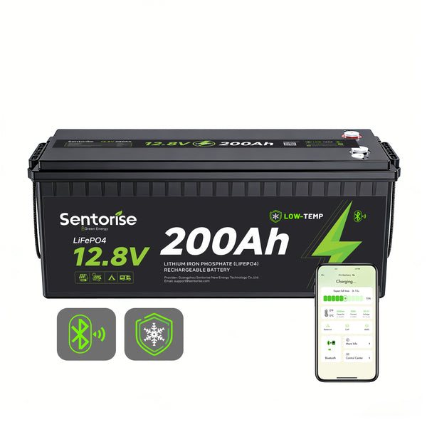 12V 200Ah Standard Bluetooth LiFePO4 Battery