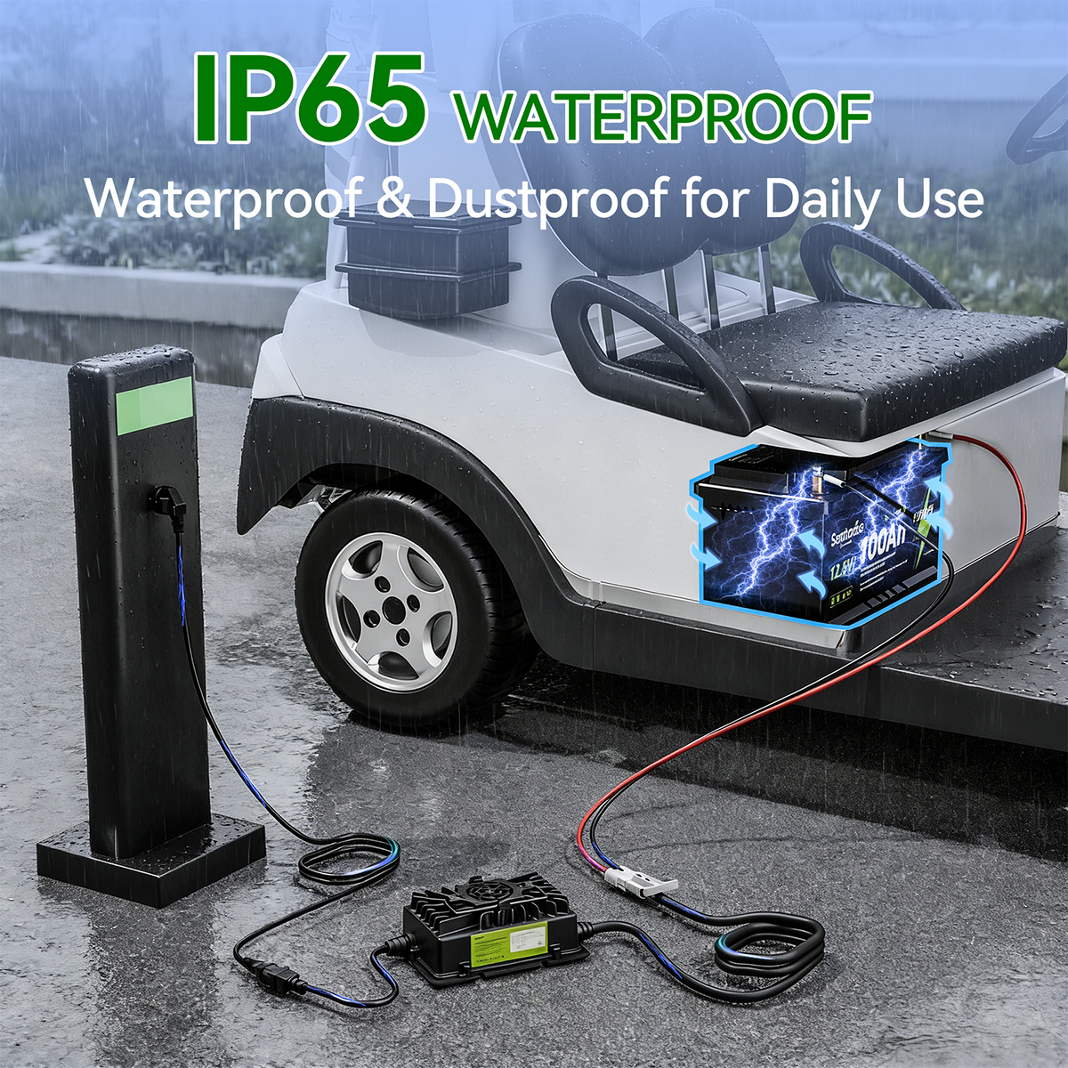 14.6V 20A Waterproof LiFePO4 Battery Charger