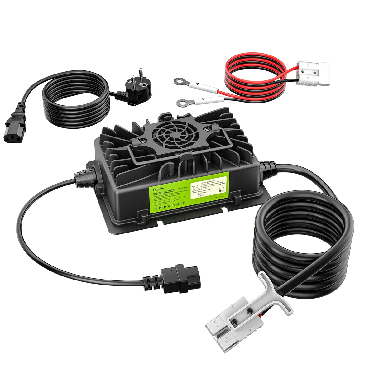 Sentorise 14.6V 20A Waterproof LiFePO4 Battery Charger
